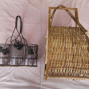 Wine Bottle Holders x2